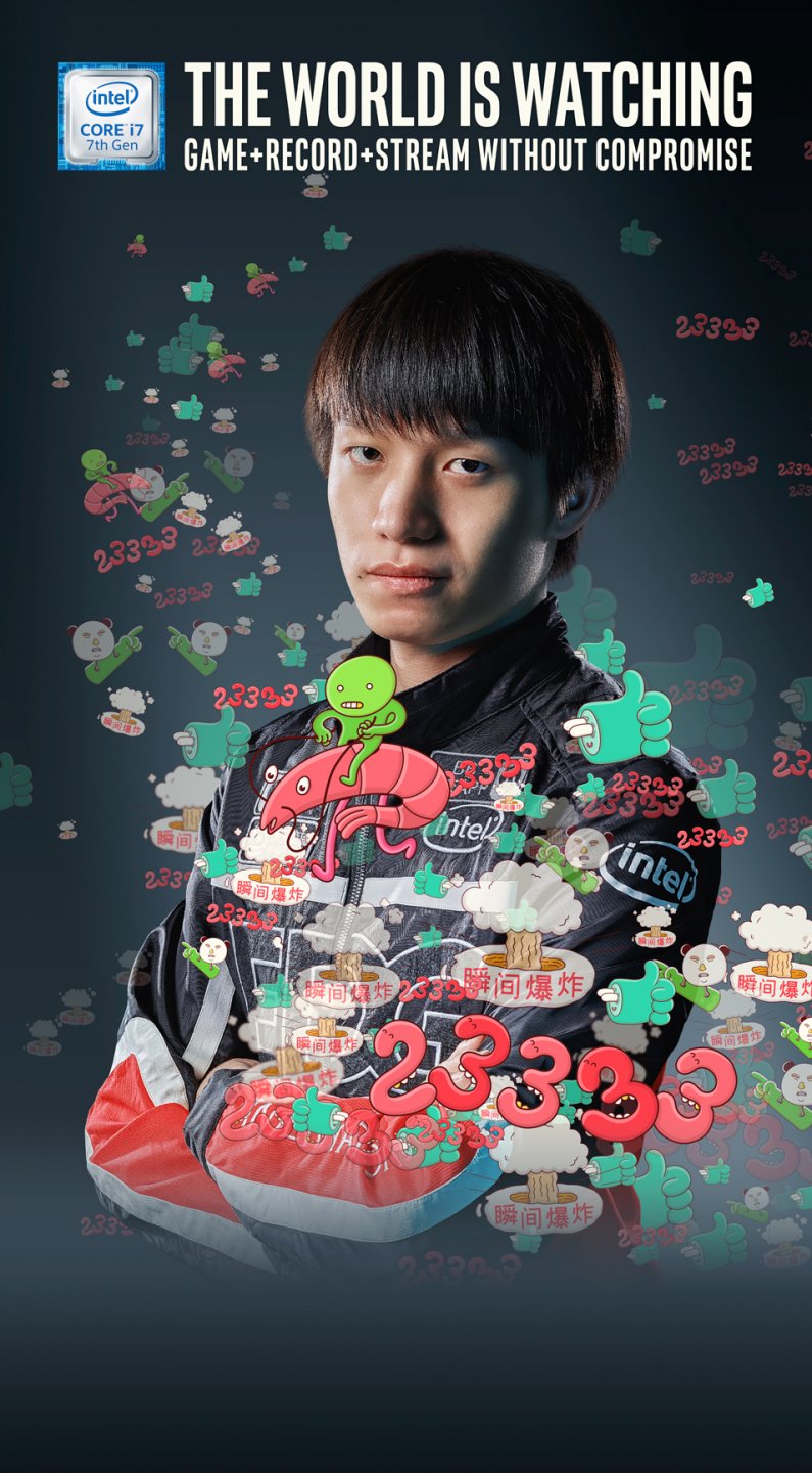 INTEL一組廣告